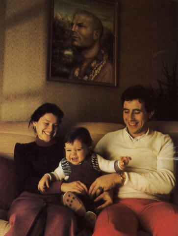  Jean Claude Halliche With His Family